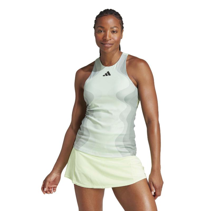 Adidas pro verde t -shirt femme