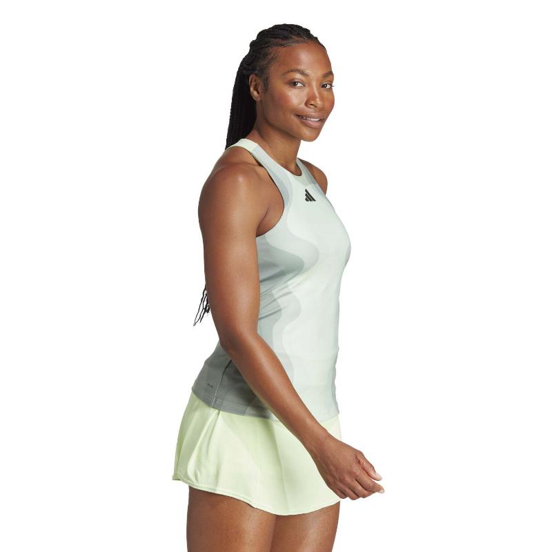 Adidas pro verde t -shirt femme