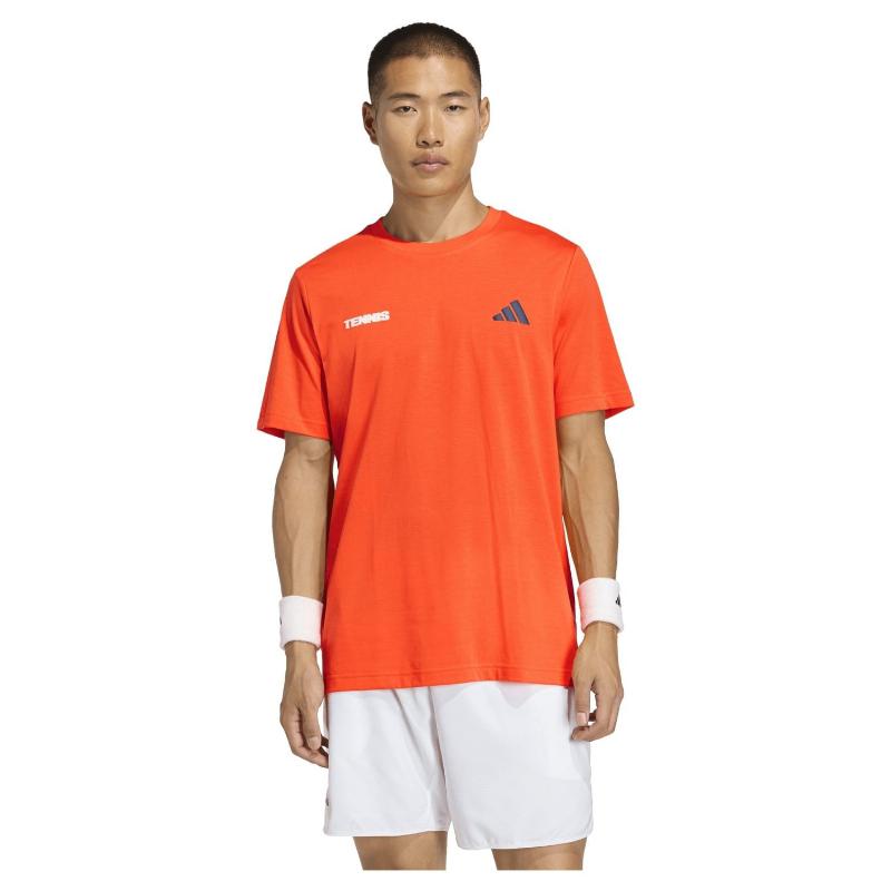 Camiseta Adidas Tennis Hot Egg Naranja