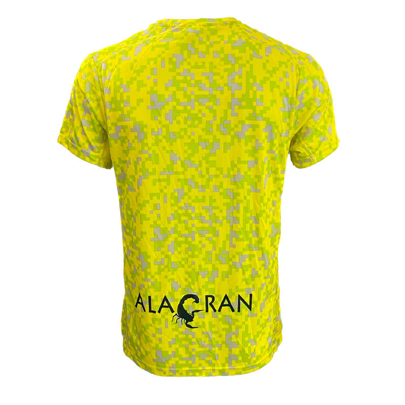 Camiseta Alacran Elite Pixels Amarillo