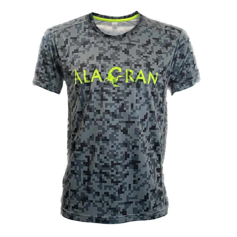 Camiseta Alacran Elite Pixels Negro Amarillo