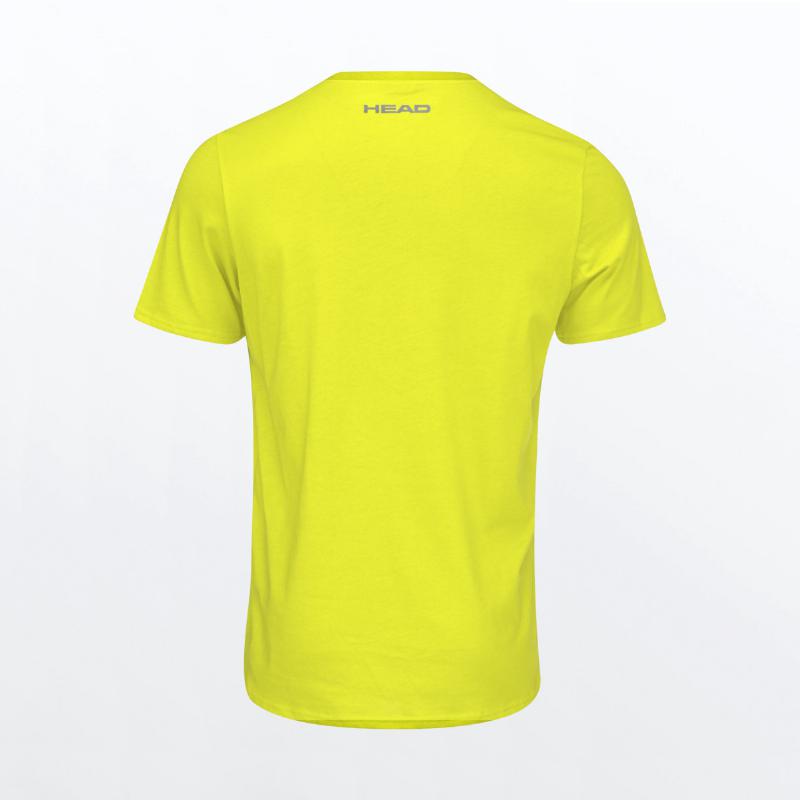 Head Club Ivan Yellow White Cotton T-shirt