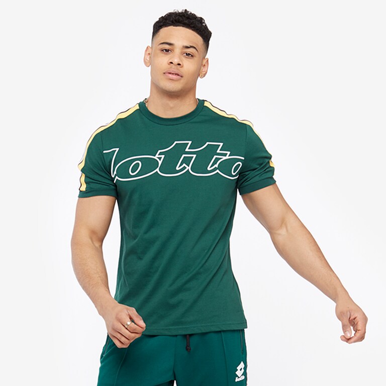 Lotto Athletica II Green Cotton T -shirt