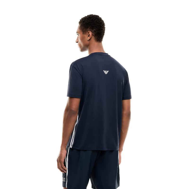 Camiseta Armani EA7 Ventus 7 Tennis Pro Regular Azul Armani