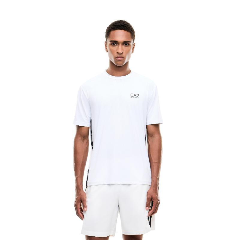 Camiseta Armani EA7 Ventus 7 Tennis Pro Regular Blanco