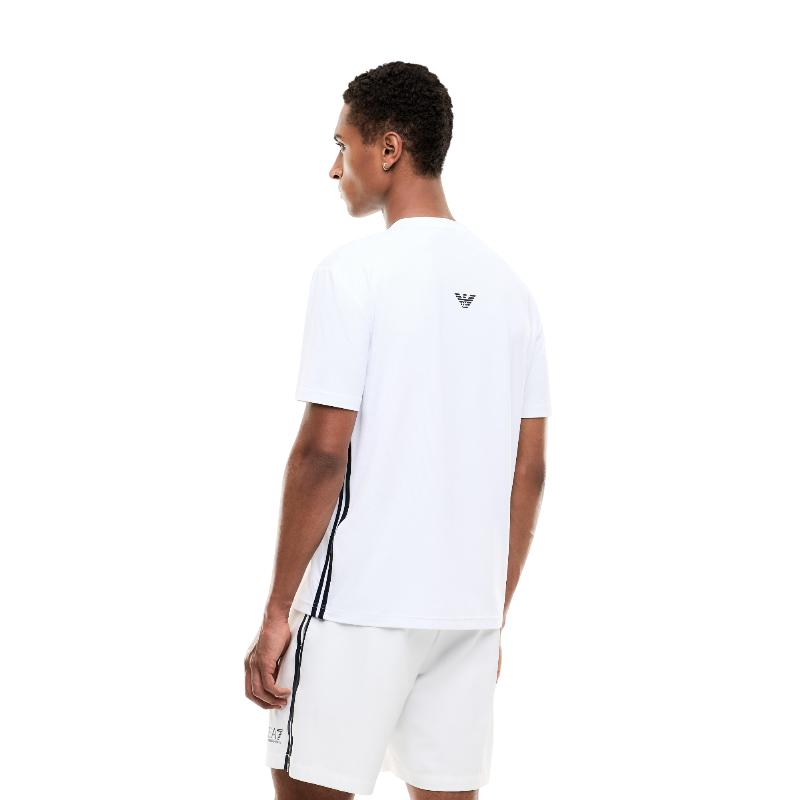 Camiseta Armani EA7 Ventus 7 Tennis Pro Regular Blanco