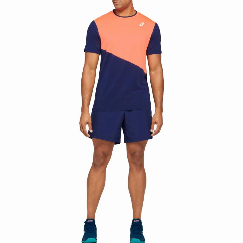 Camiseta Asics Club Coral Peacoat