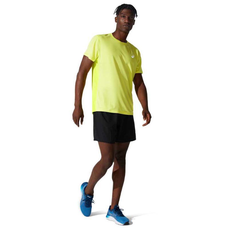 Camiseta Asics Core SS Amarillo Fluor