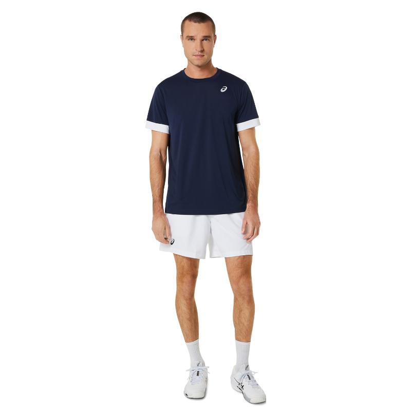 ASICS Court SS Marino White T -Shirt