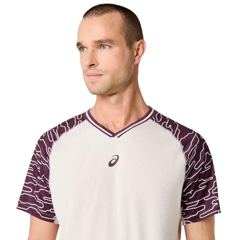Camiseta Asics Court SS Top Beige