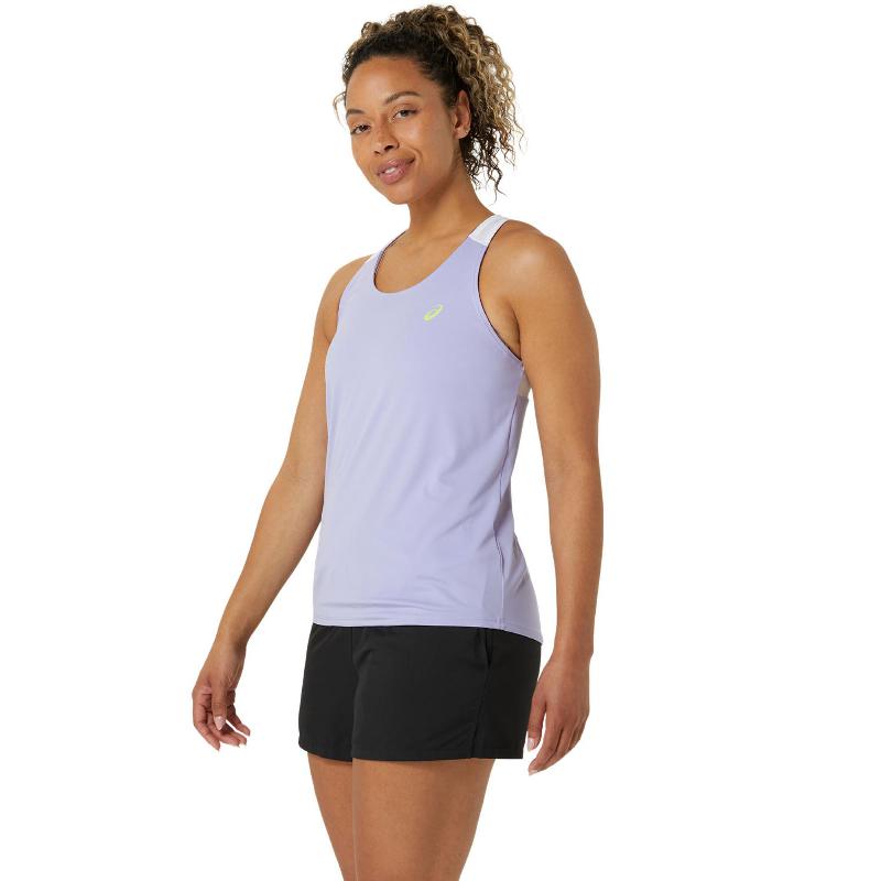 Camiseta Asics Court Vapor Blanco Brillante Mujer