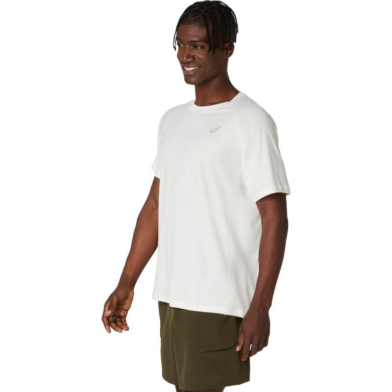 Camiseta Asics Game All Over Print SS Top Crema