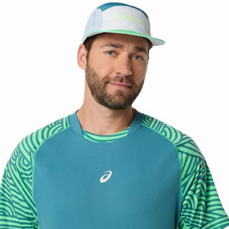 Camiseta Asics Padel Court Print SS Top Verde Pino