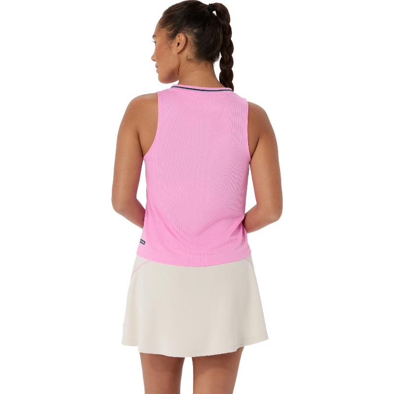 Camiseta Asics Padel Court Rosa Chicle Mujer