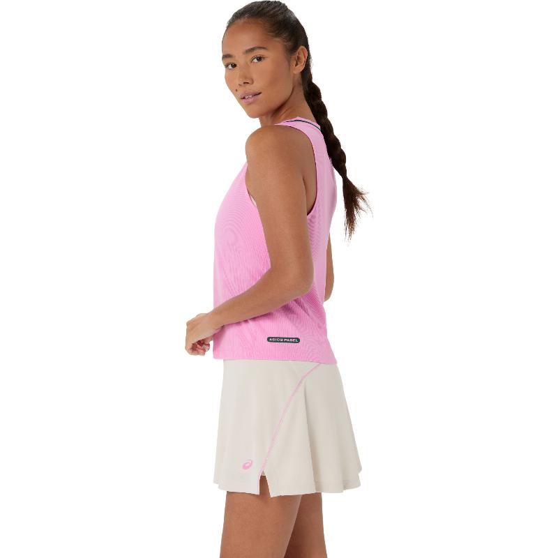 Camiseta Asics Padel Court Rosa Chicle Mujer