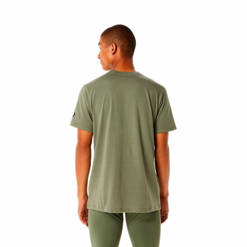 ASICS Wild Camo Verde T -Shirt Lizenz