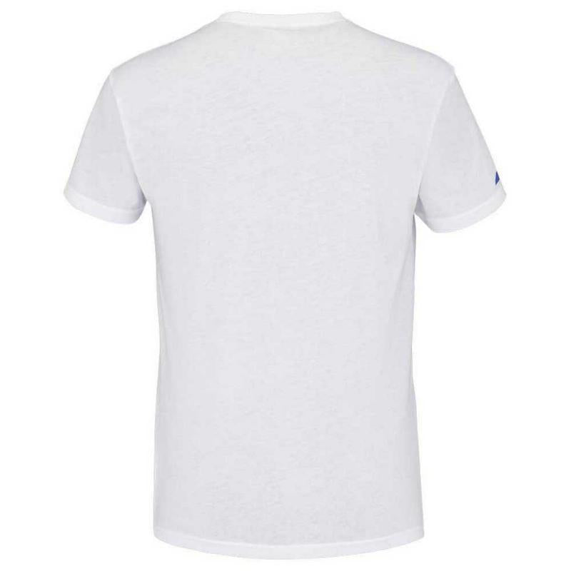 Babolat exercice grand drapeau blanc jaspeado t -shirt