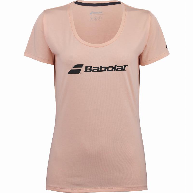 Camiseta Babolat Exercise Rosa Melocoton Junior