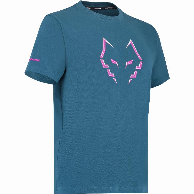 Camiseta Babolat Juan Lebron Algodon Azul Legion