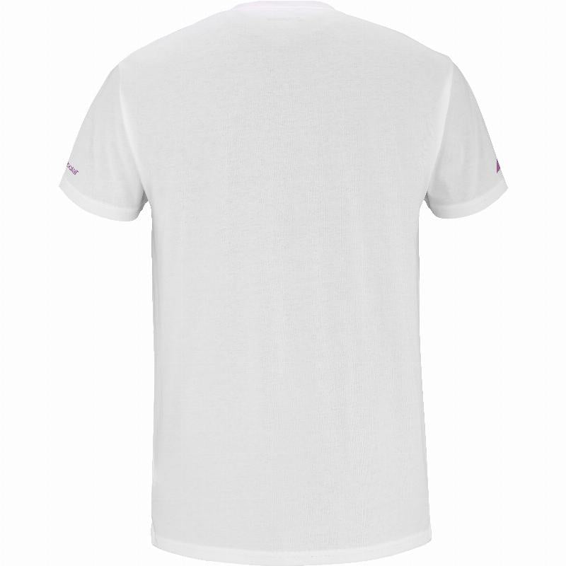 Camiseta Babolat Juan Lebron Algodon Blanco Rosa