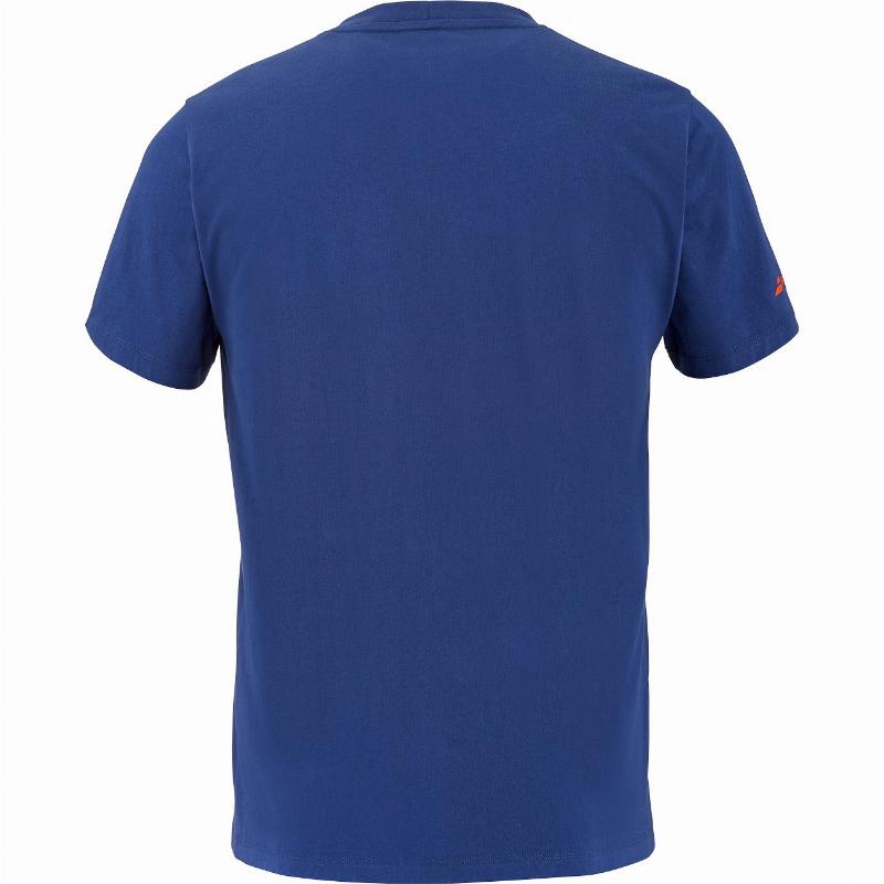 Camiseta Babolat Juan Lebron Azul Marino Naranja