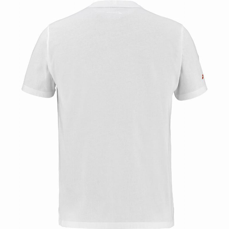 Camiseta Babolat Juan Lebron Blanco Naranja