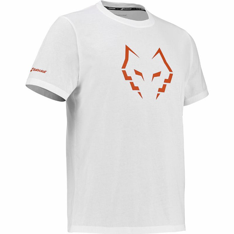 Camiseta Babolat Juan Lebron Blanco Naranja