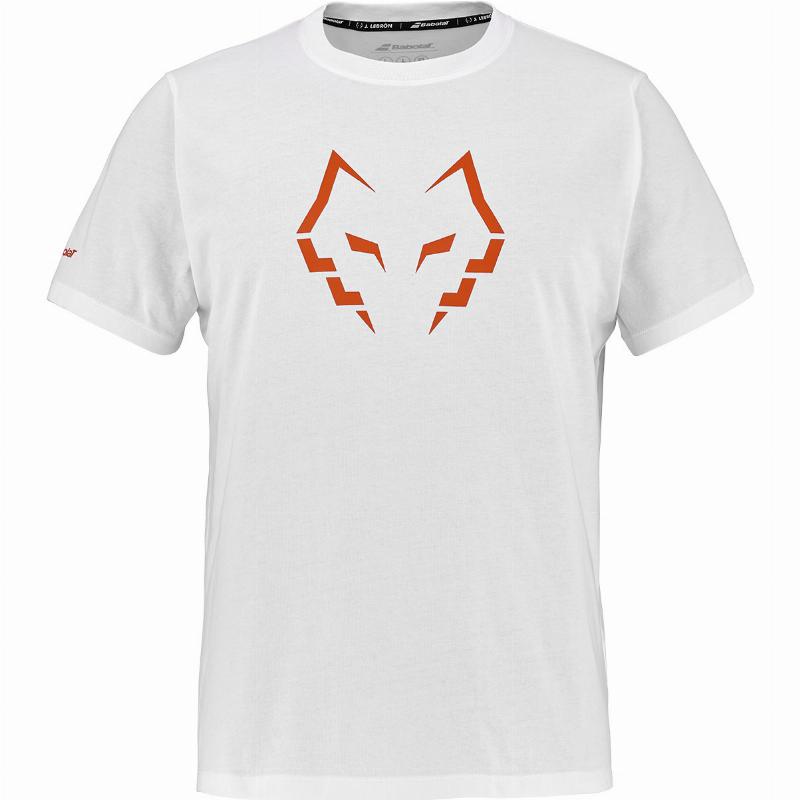 Camiseta Babolat Juan Lebron Blanco Naranja
