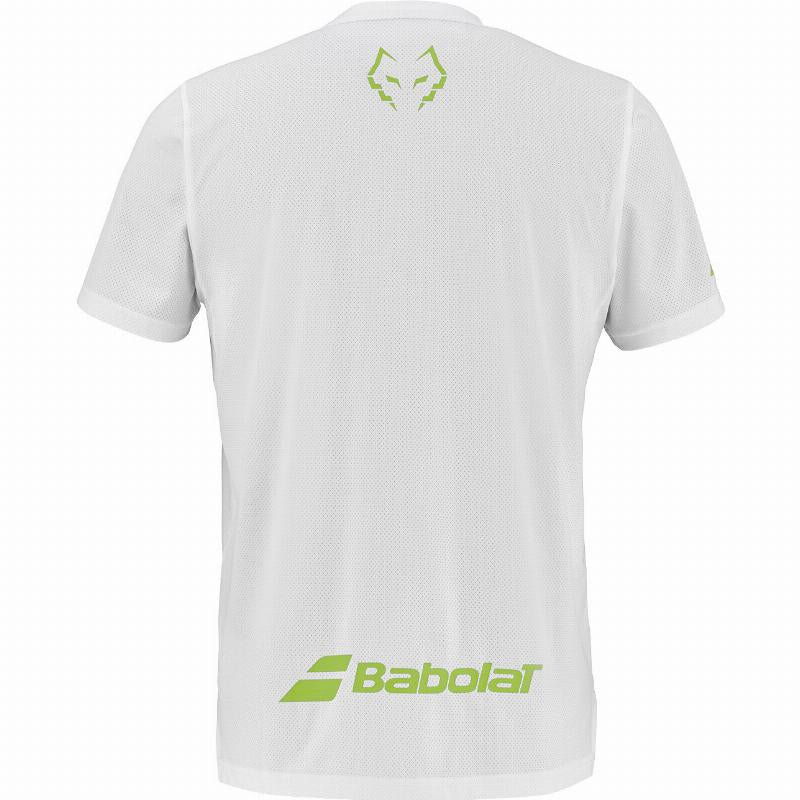 Camiseta Babolat Juan Lebron Crew Neck Blanco