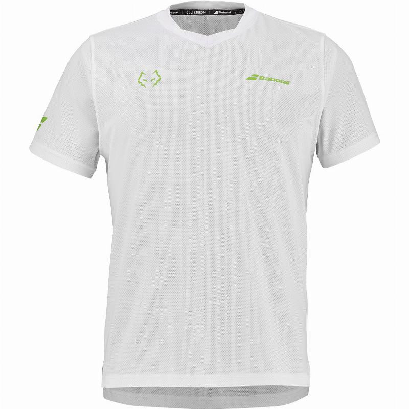 Camiseta Babolat Juan Lebron Crew Neck Blanco