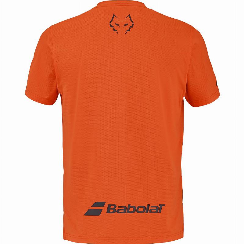 Camiseta Babolat Juan Lebron Crew Neck Naranja