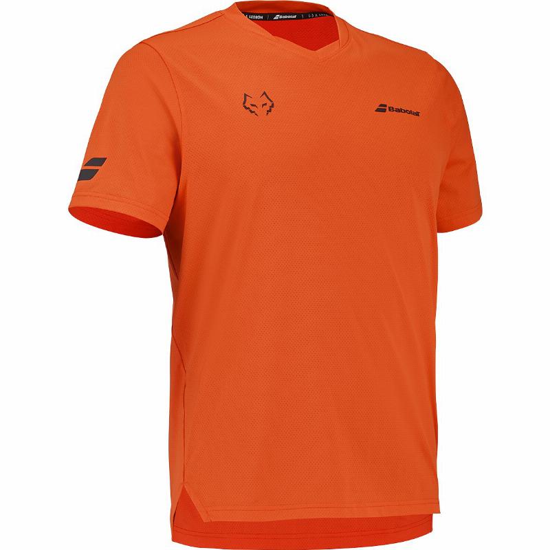 Camiseta Babolat Juan Lebron Crew Neck Naranja