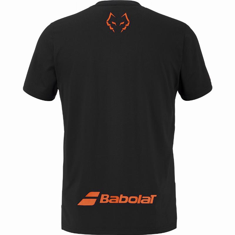 Camiseta Babolat Juan Lebron Crew Neck Negro