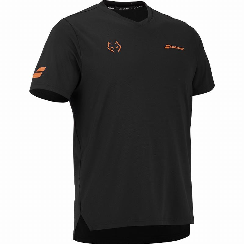 Camiseta Babolat Juan Lebron Crew Neck Negro