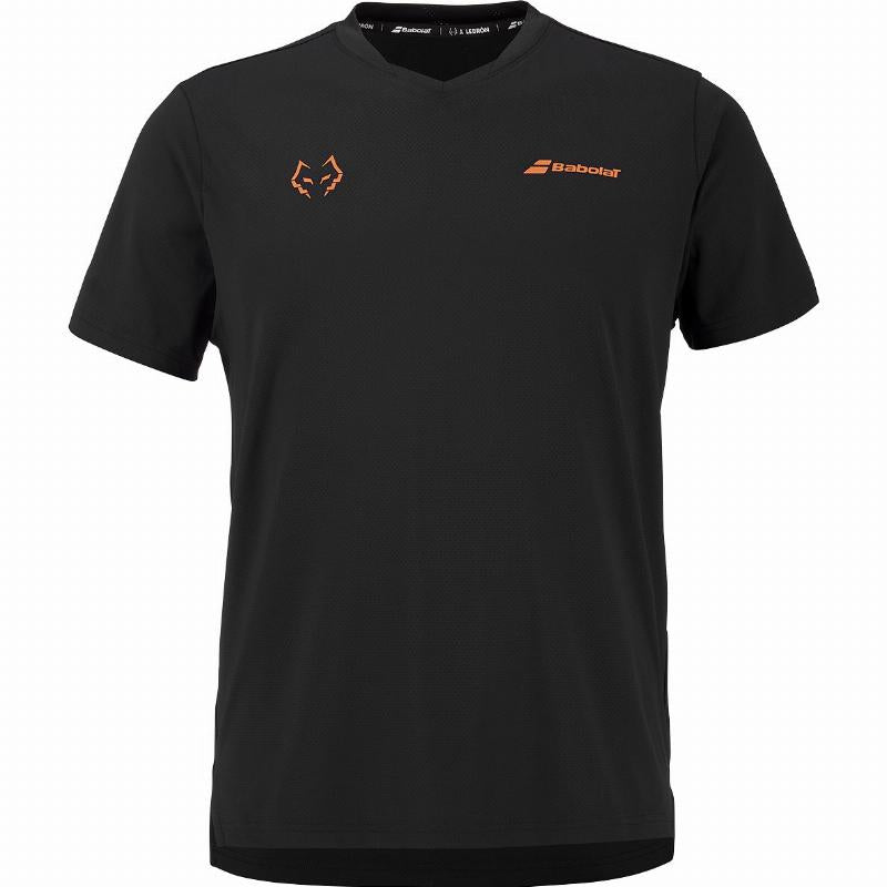 Camiseta Babolat Juan Lebron Crew Neck Negro