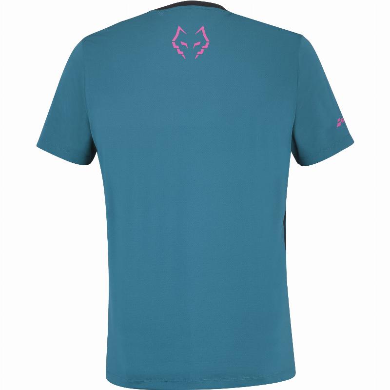 Camiseta Babolat Juan Lebron Crew Neck Tee Azul