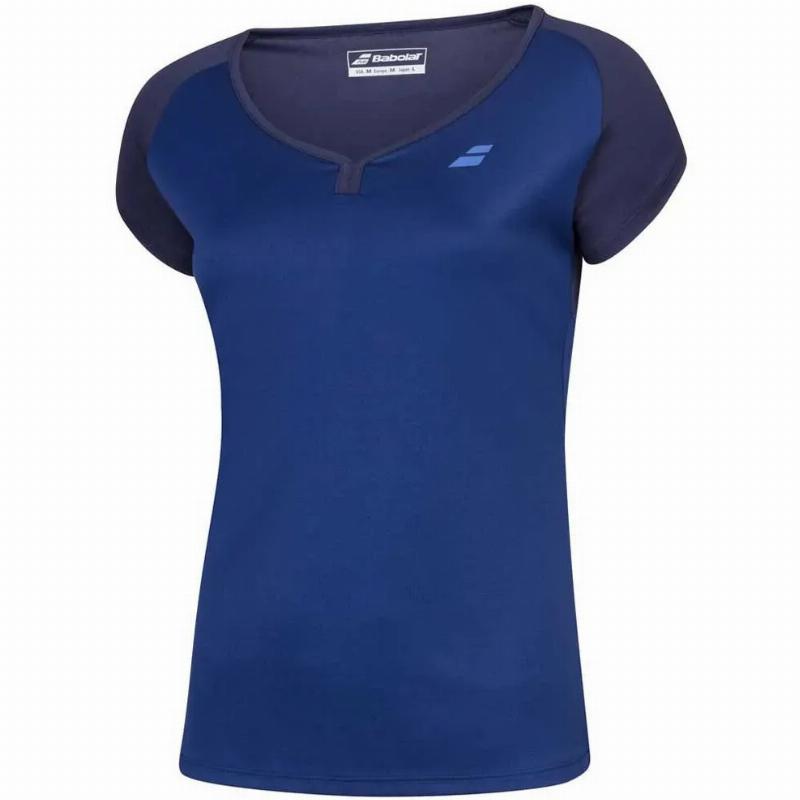 Camiseta Babolat Play Capsleeve Azul Marino Junior