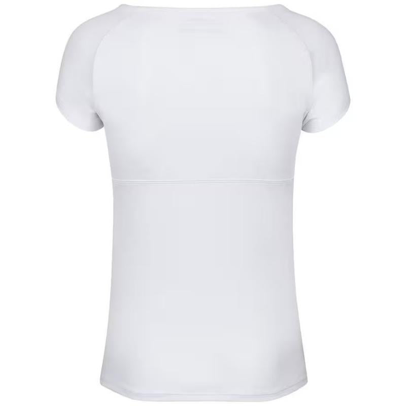 Camiseta Babolat Play Capsleeve Blanco Junior