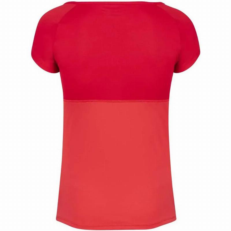 Camiseta Babolat Play Capsleeve Rojo Junior