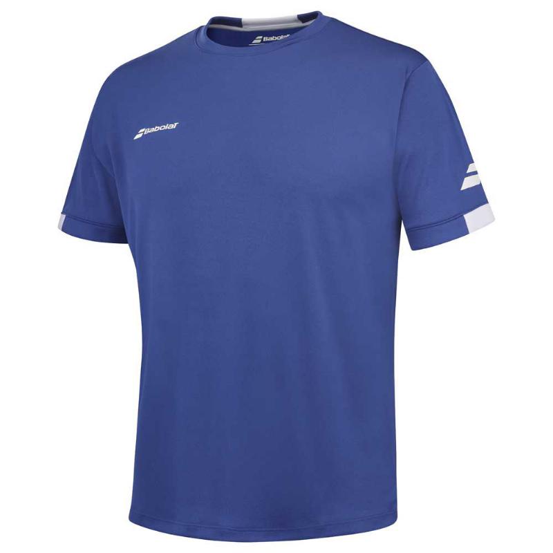 Babolat Play Crew Blue White T -Shirt