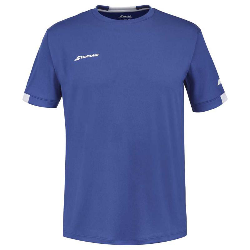 Babolat Play Crew Blue White T -Shirt