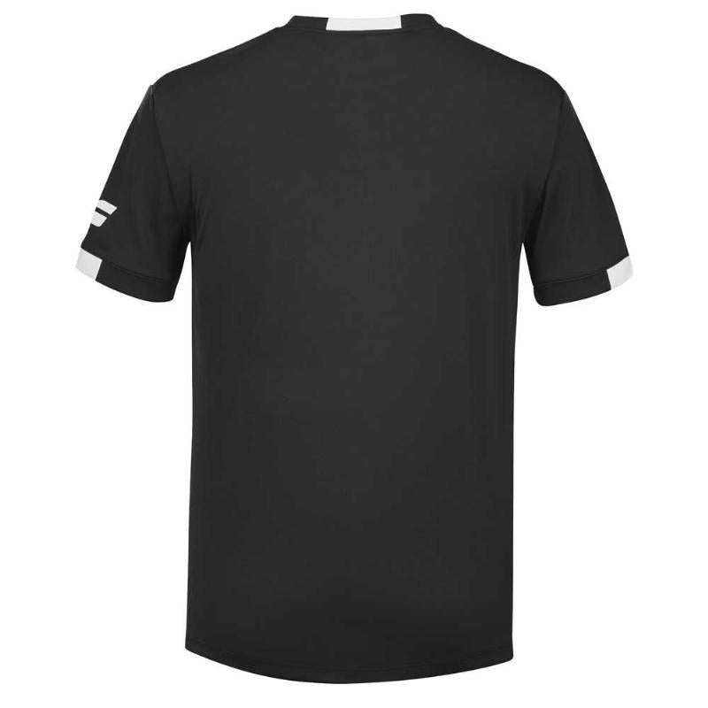 Babolat Play Crew Black White T -Shirt