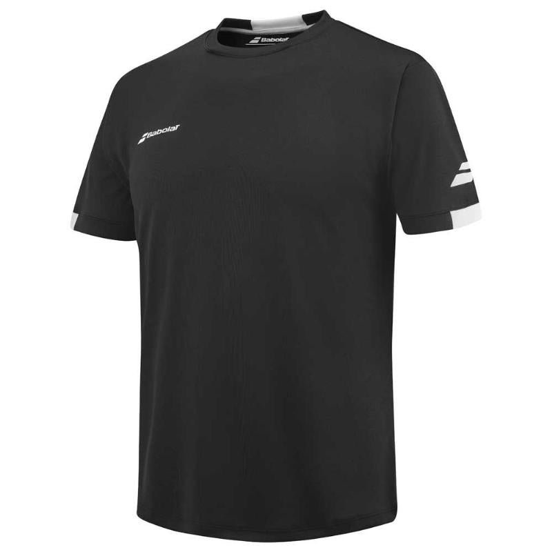 Babolat Play Crew Black White T -Shirt