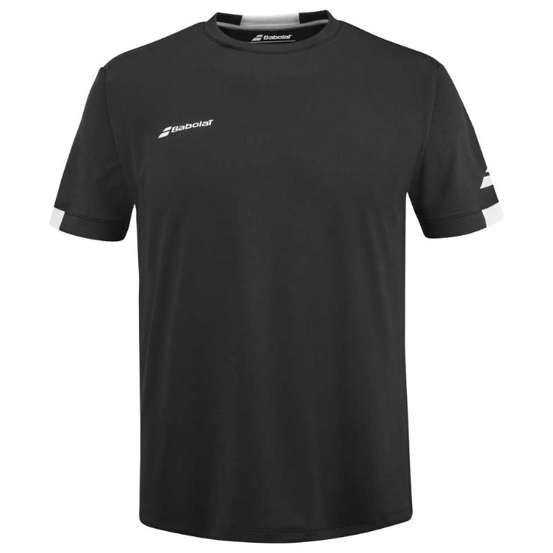 Babolat Play Crew Black White T -Shirt