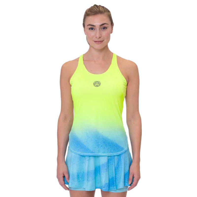 Bidi Badu Beach Spirit T-Shirt Neon Aqua Yellow Women