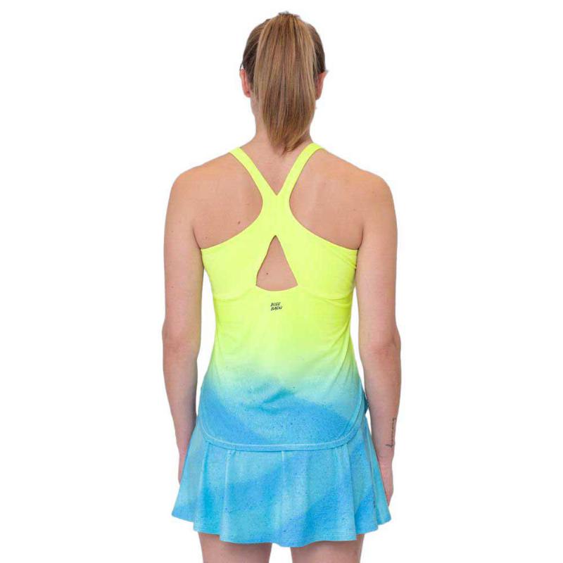 Bidi Badu Beach Spirit T-Shirt Neon Aqua Yellow Women