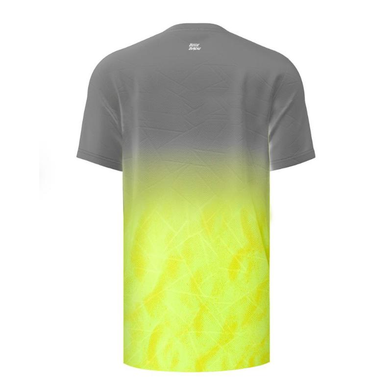 Bidi Badu Beach Spirit T-shirt Gray Neon Yellow