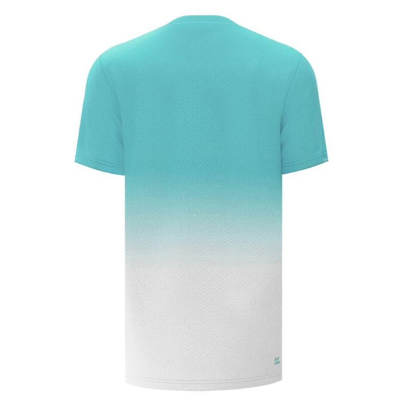 Camiseta Bidi Badu Crew Gradiant Aqua Blanco