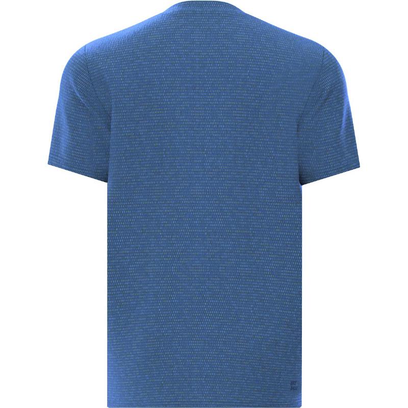 Badu crew zwei farben blau t -Shirt