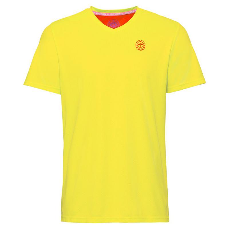 T -shirt Badu Evin Yellow Neon Red Junior